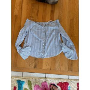 Free People March To The Beat Off Shoulder Top